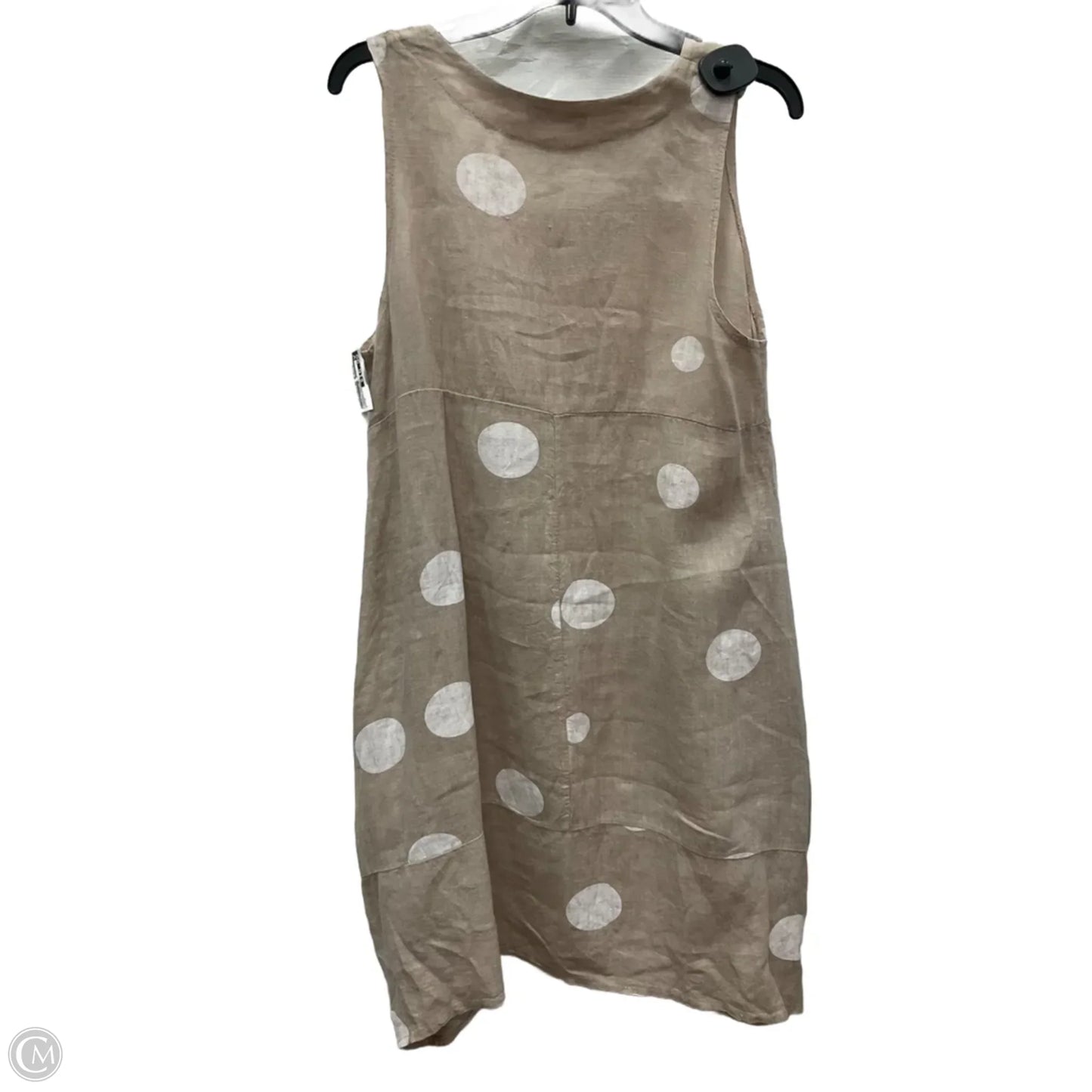 Dress Casual Midi By Cmc In Polkadot Pattern, Size: M