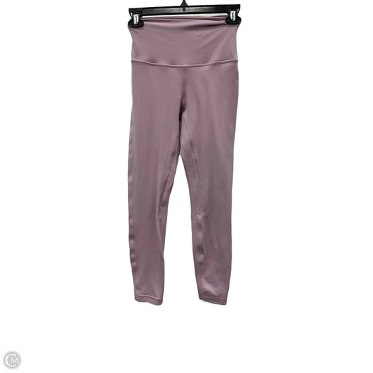 Pants Leggings By Lululemon In Pink, Size: 4