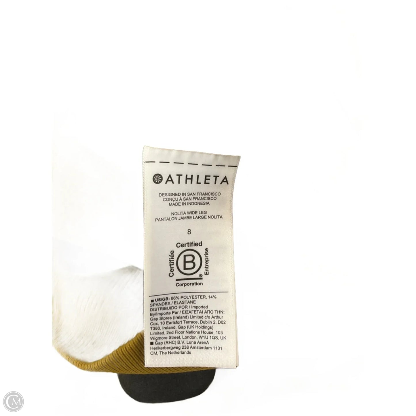 Athletic Pants By Athleta In Yellow, Size: 8