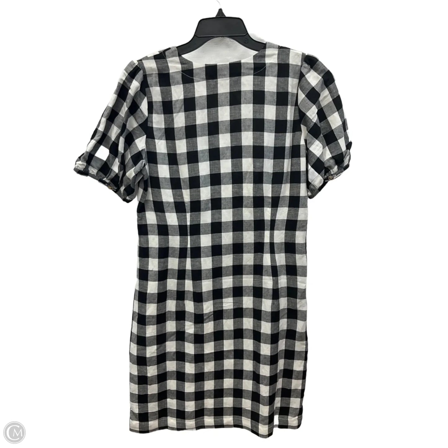 Dress Casual Midi By Loft In Plaid Pattern, Size: 8