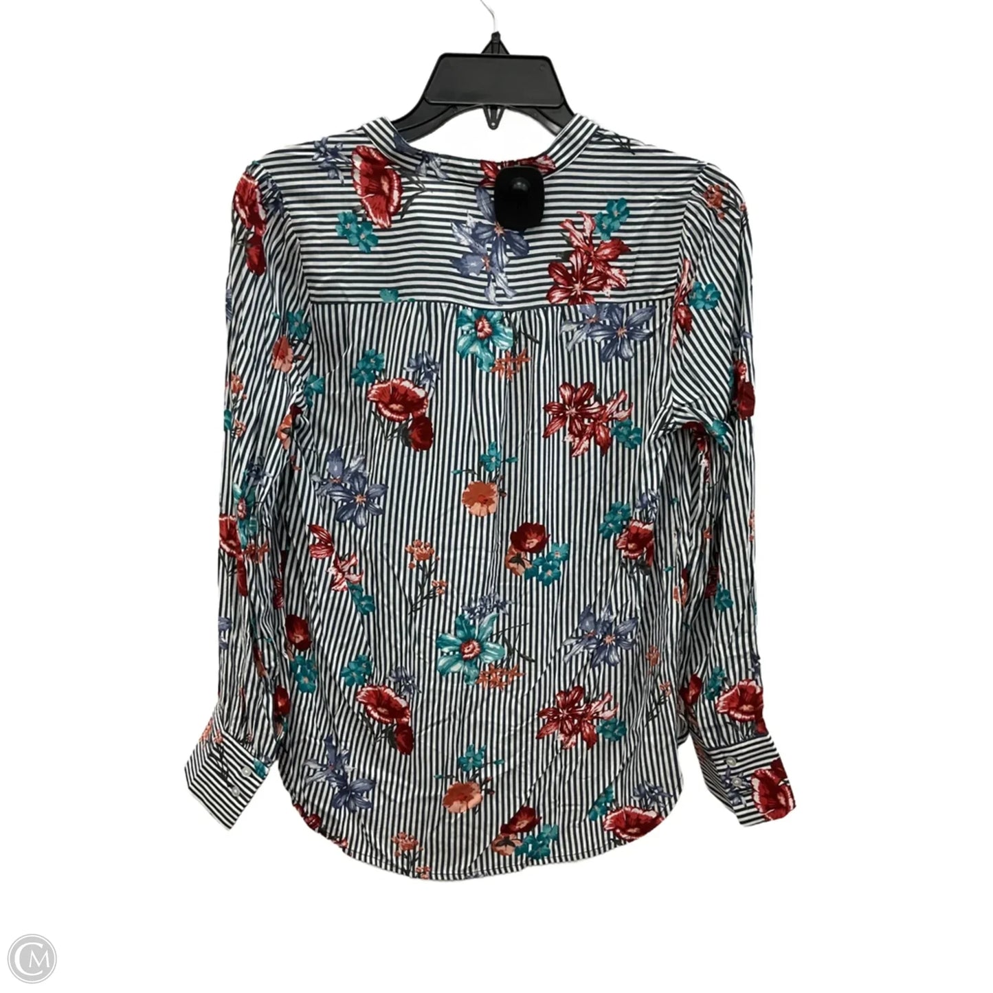 Blouse 3/4 Sleeve By Loft In Floral Print, Size: Xs