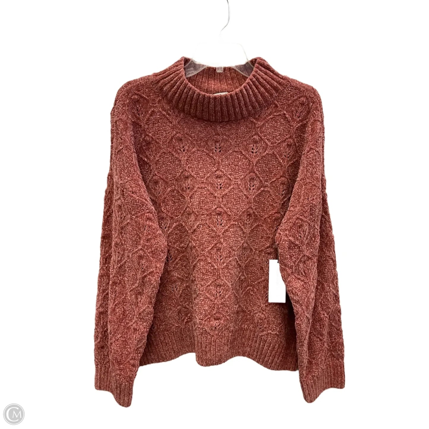 Sweater By Liz Claiborne In Pink, Size: Xl