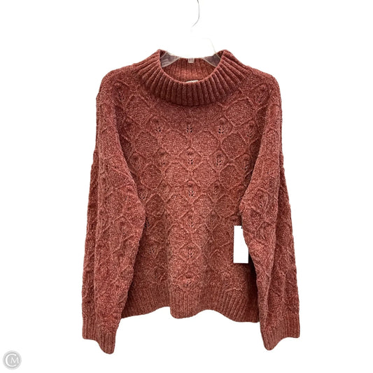 Sweater By Liz Claiborne In Pink, Size: Xl