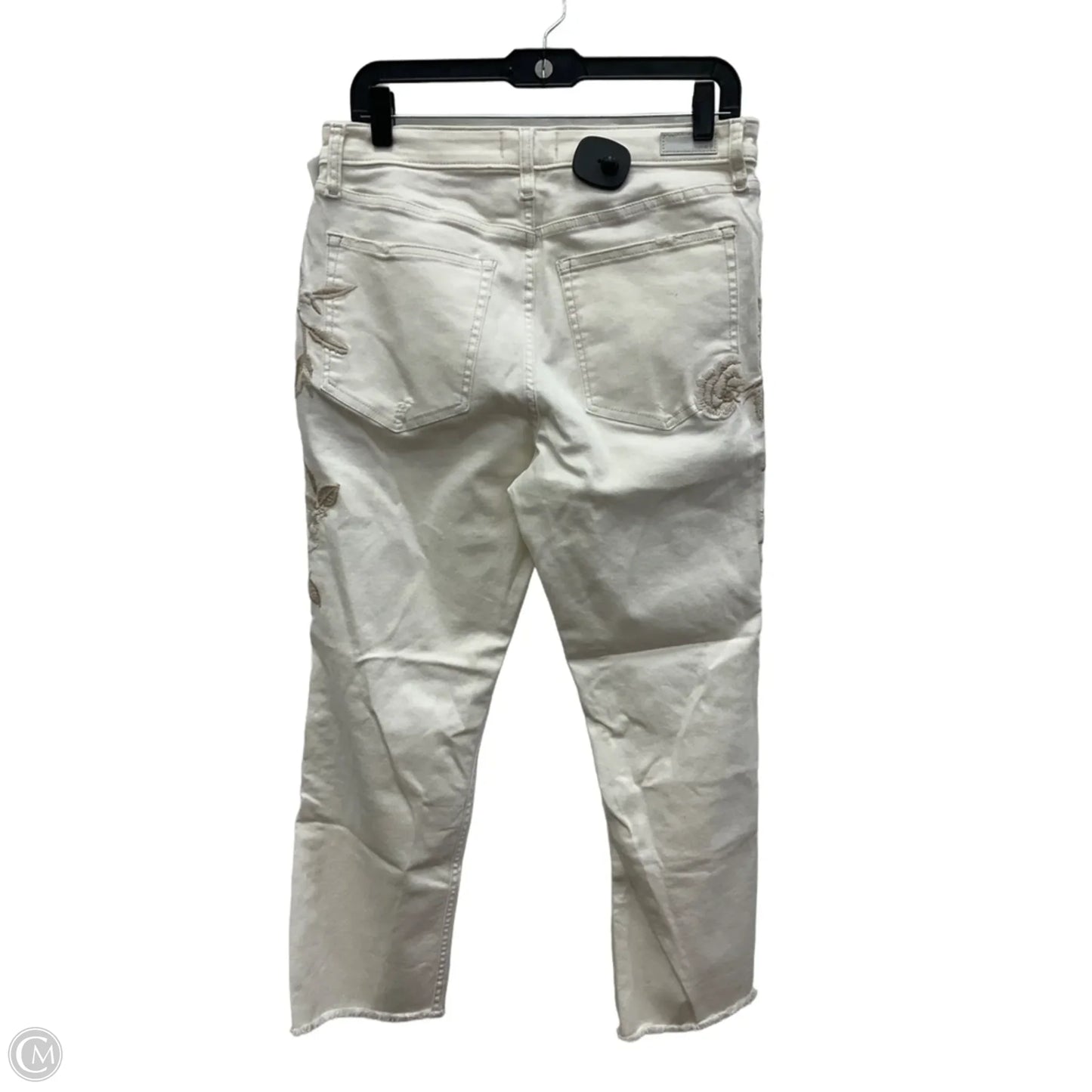 Jeans Straight By Abercrombie And Fitch In White, Size: 12