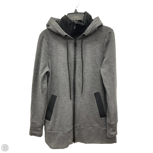 Athletic Sweatshirt Hoodie By Athleta In Grey, Size: S