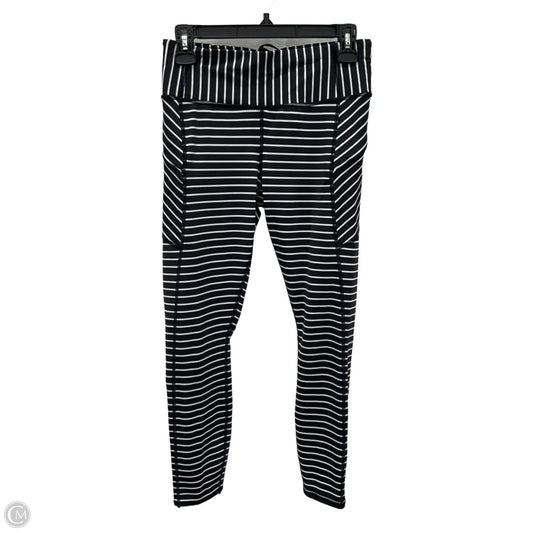 Athletic Leggings By Athleta In Striped Pattern, Size: S