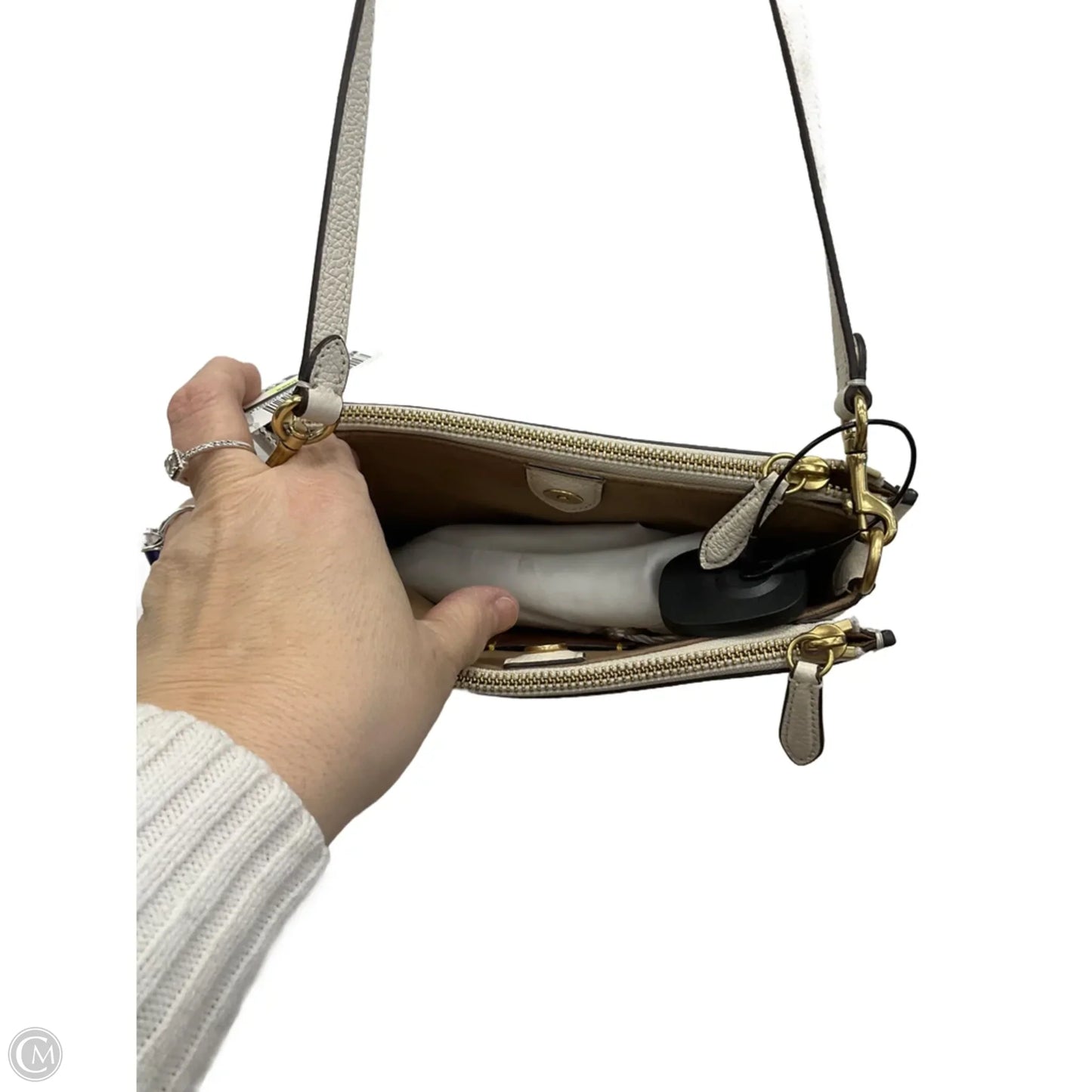 Crossbody Designer By Coach, Size: Medium