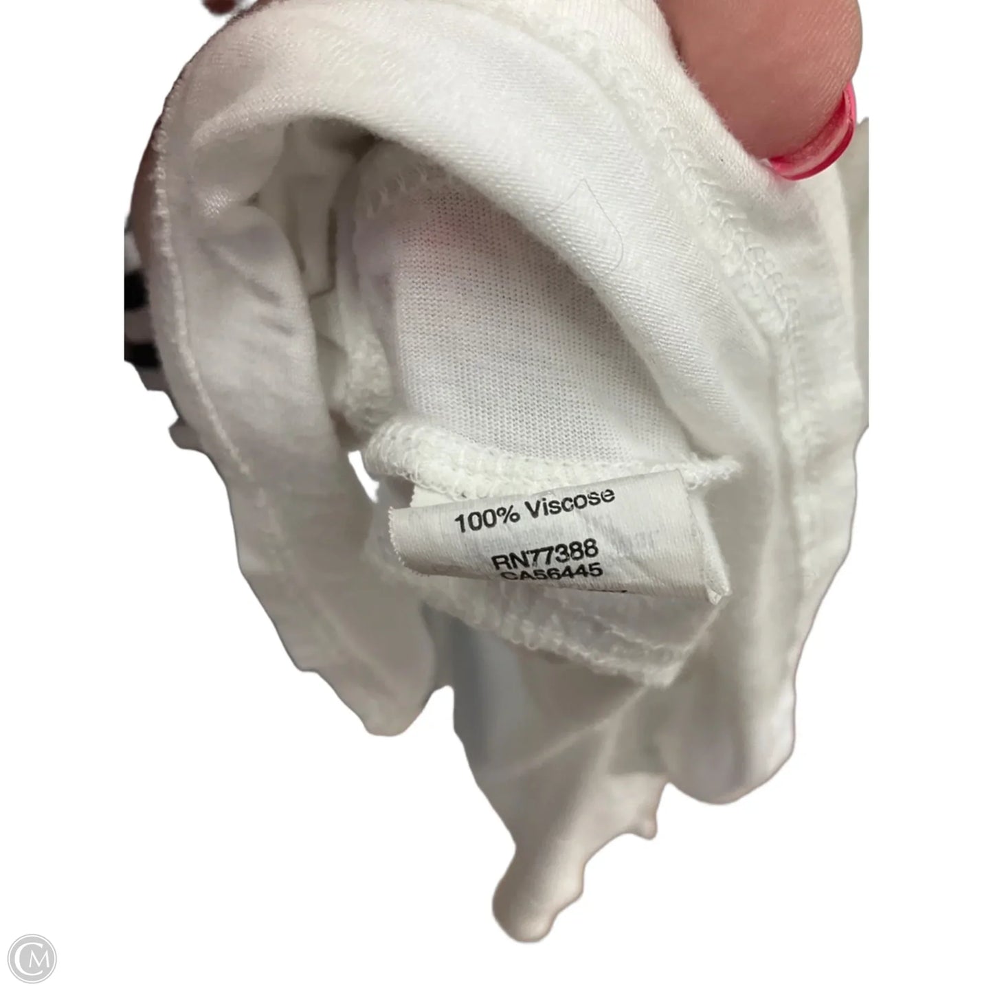 Top Long Sleeve By Madewell In White, Size: M