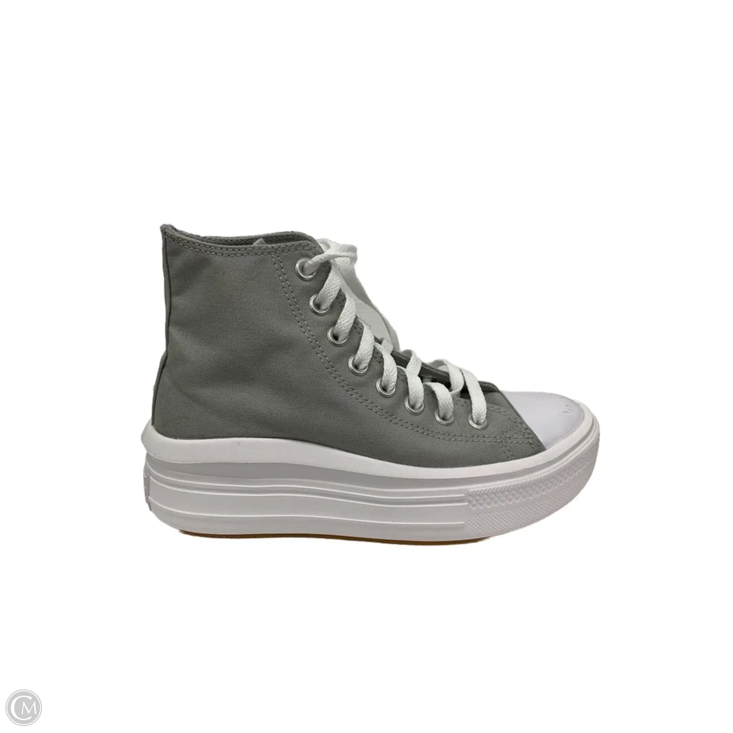 Shoes Sneakers Platform By Converse In Grey, Size: 7