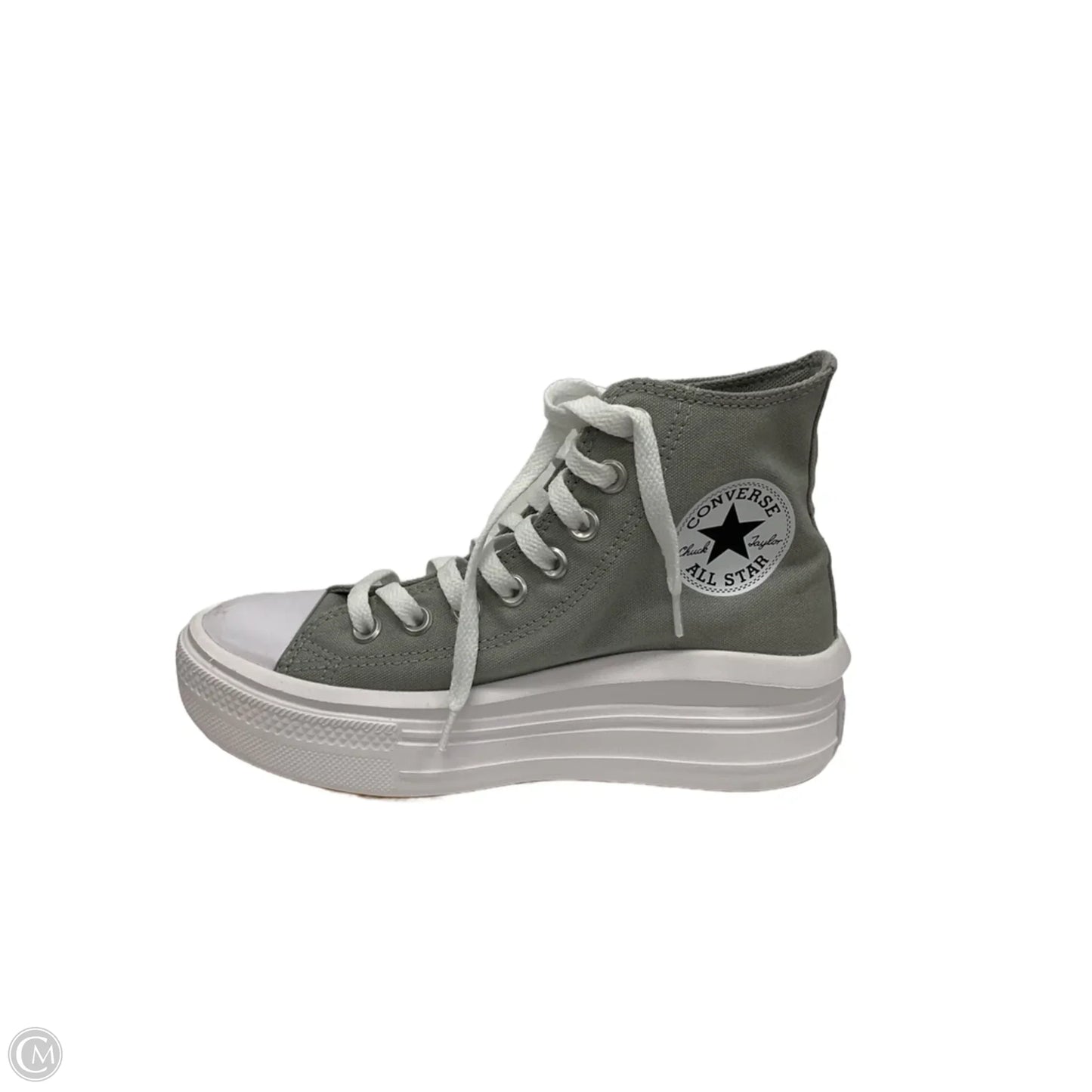Shoes Sneakers Platform By Converse In Grey, Size: 7