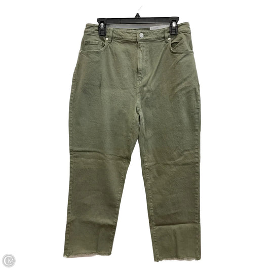 Jeans Straight By Loft In Green, Size: 6