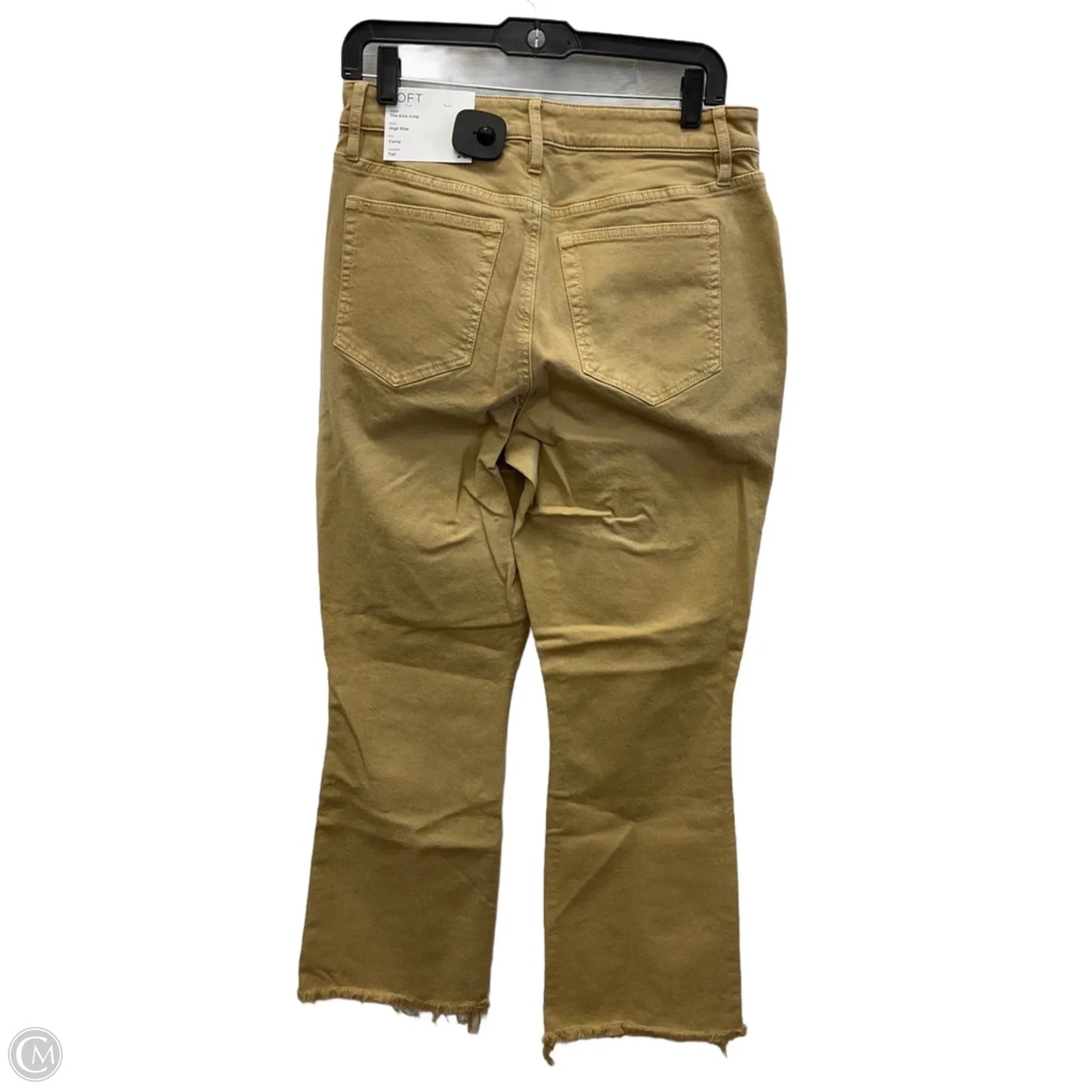Jeans Straight By Loft In Yellow, Size: 6