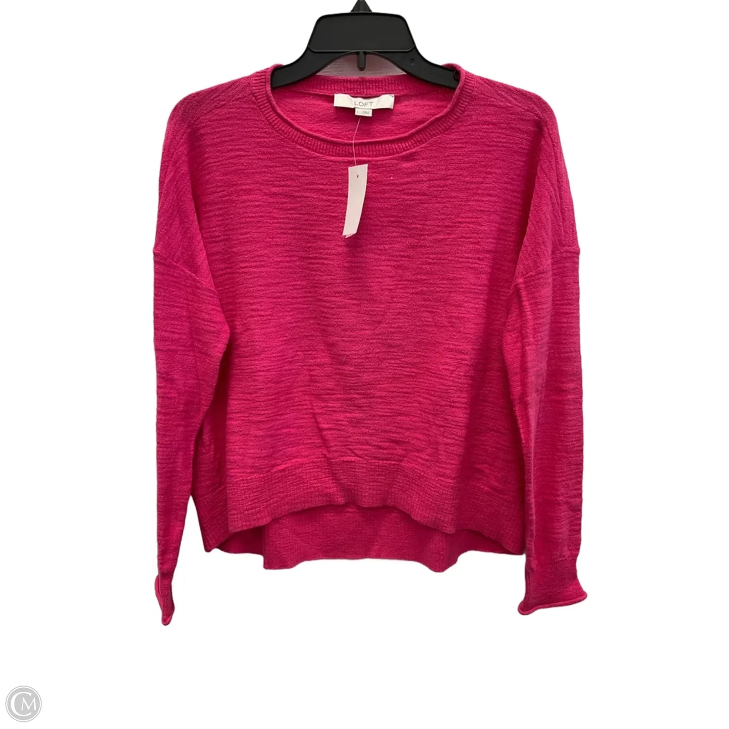 Top Long Sleeve By Loft In Pink, Size: L