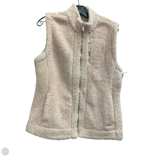 Vest Faux Fur & Sherpa By Calvin Klein In Pink, Size: M
