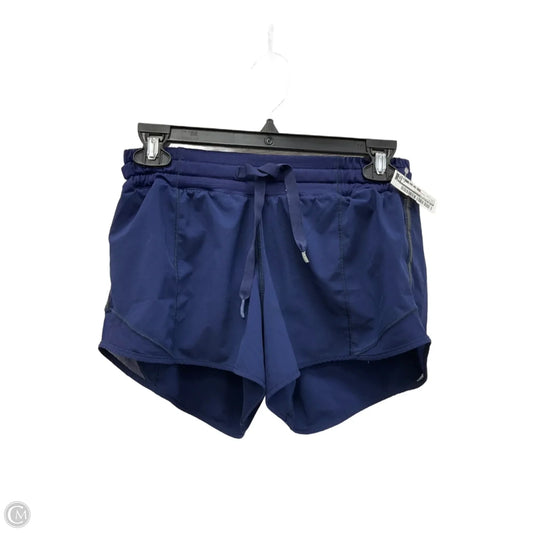 Athletic Shorts By Lululemon In Blue, Size: Xs