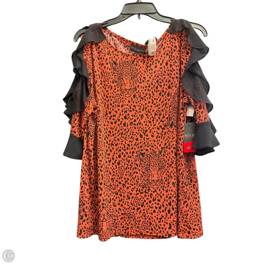 Top Long Sleeve By Bold Elements In Animal Print, Size: Xl