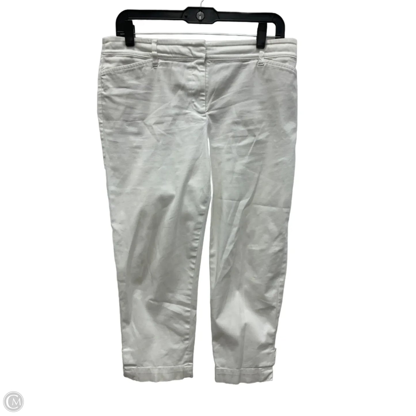 Capris By Talbots In White, Size: 6