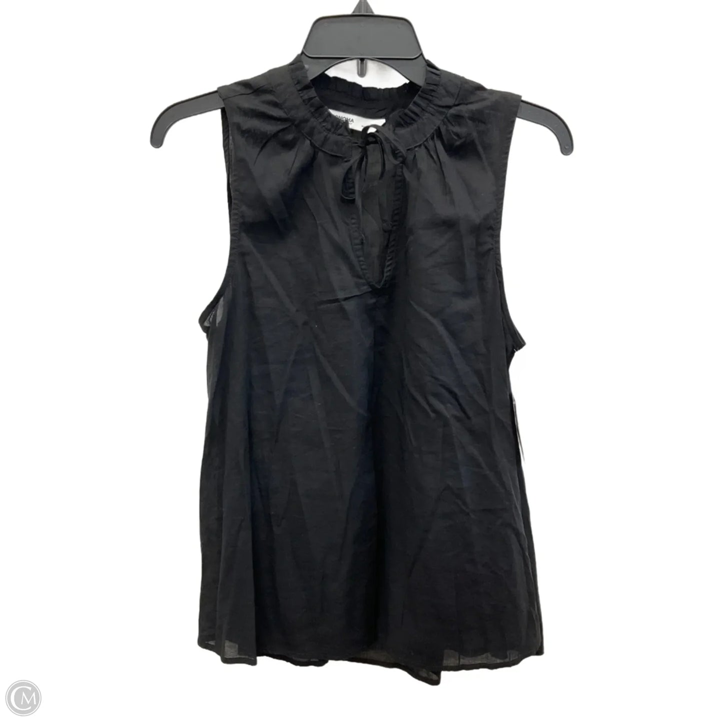 Tank Top By Sonoma In Black, Size: L