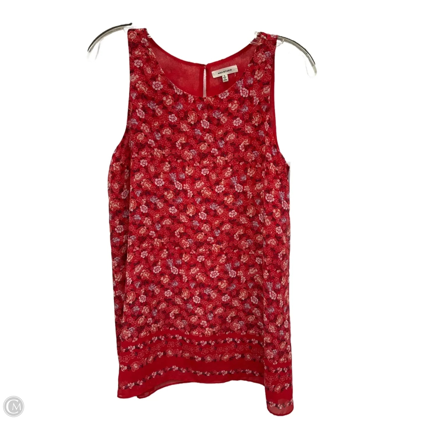 Tank Top By Max Studio In Floral Print, Size: S