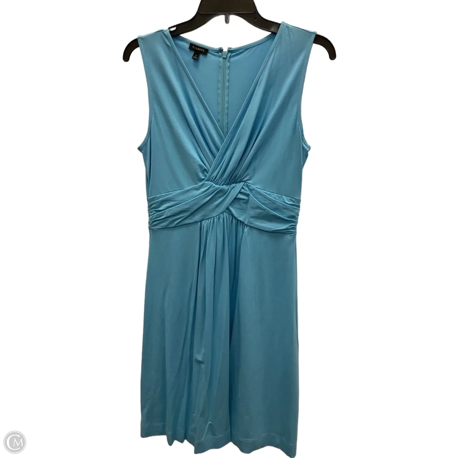 Dress Casual Midi By Talbots In Blue, Size: S