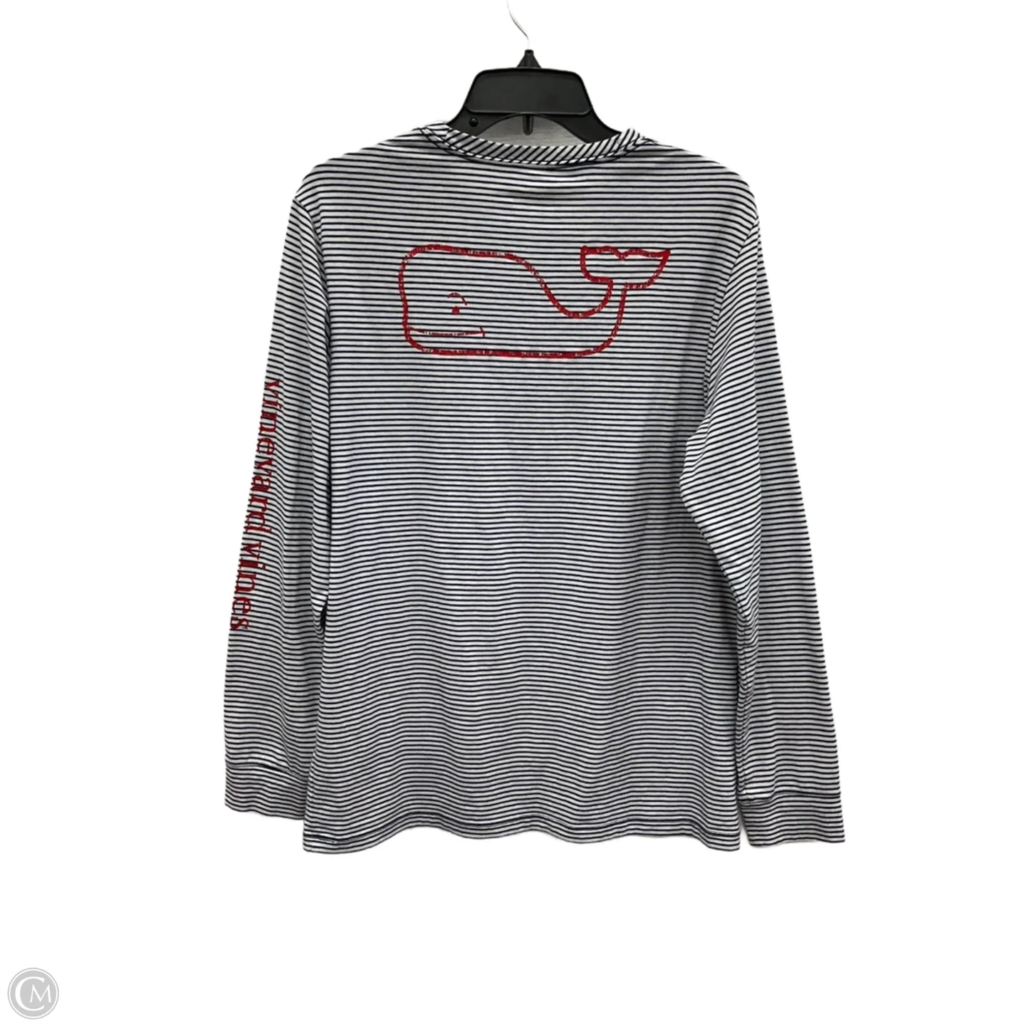 Top Long Sleeve By Vineyard Vines In Striped Pattern, Size: Xl