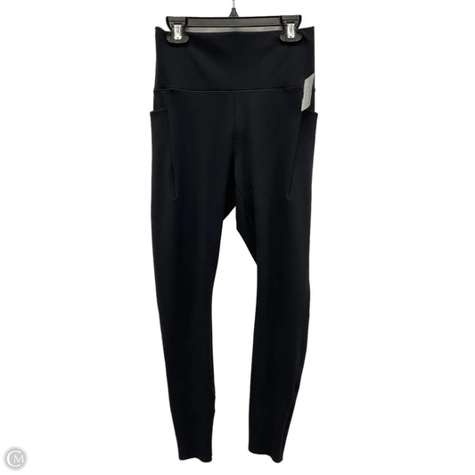 Athletic Leggings By Spyder In Black, Size: S