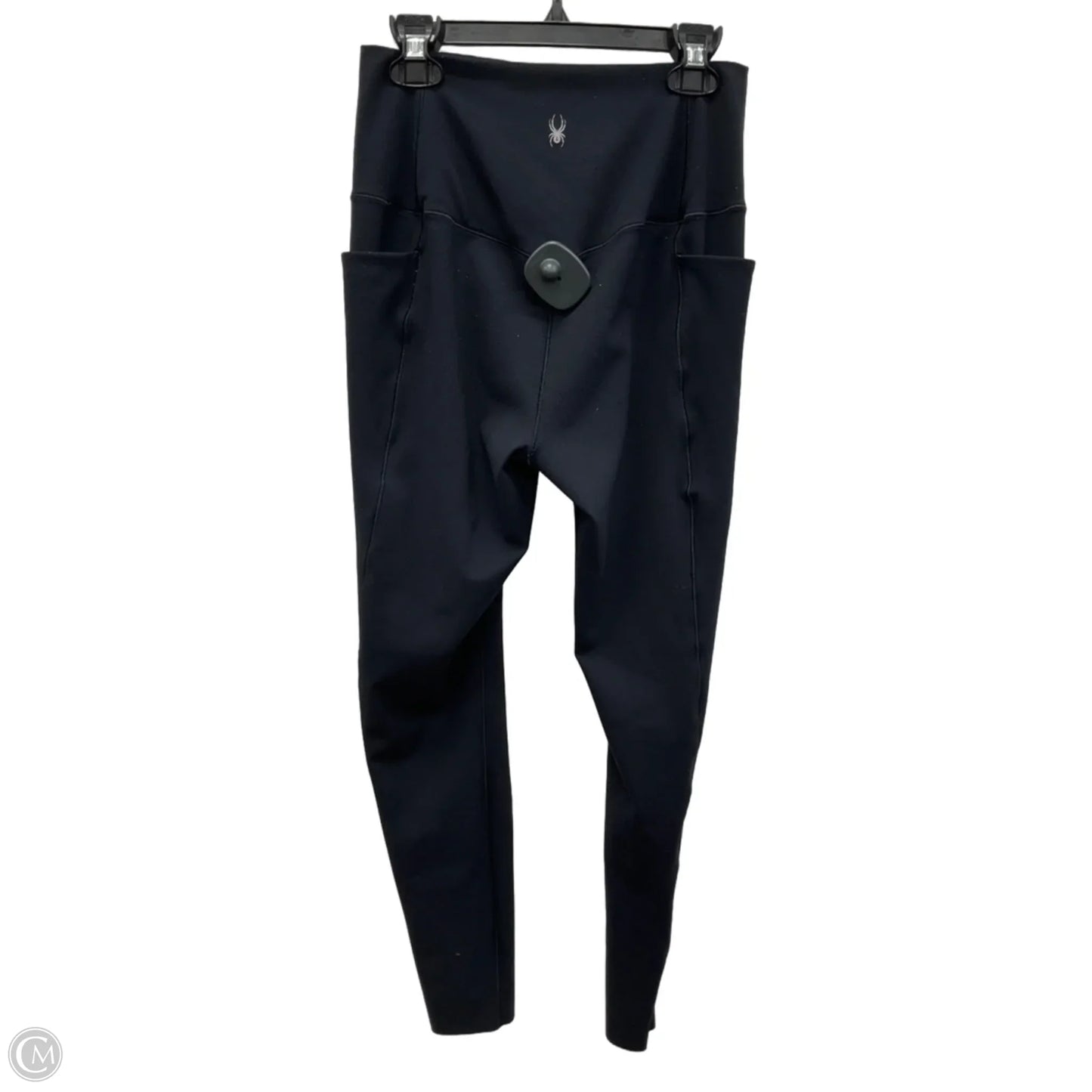 Athletic Leggings By Spyder In Black, Size: S