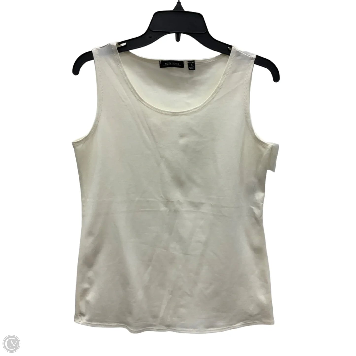 Tank Top By Notations In White, Size: S