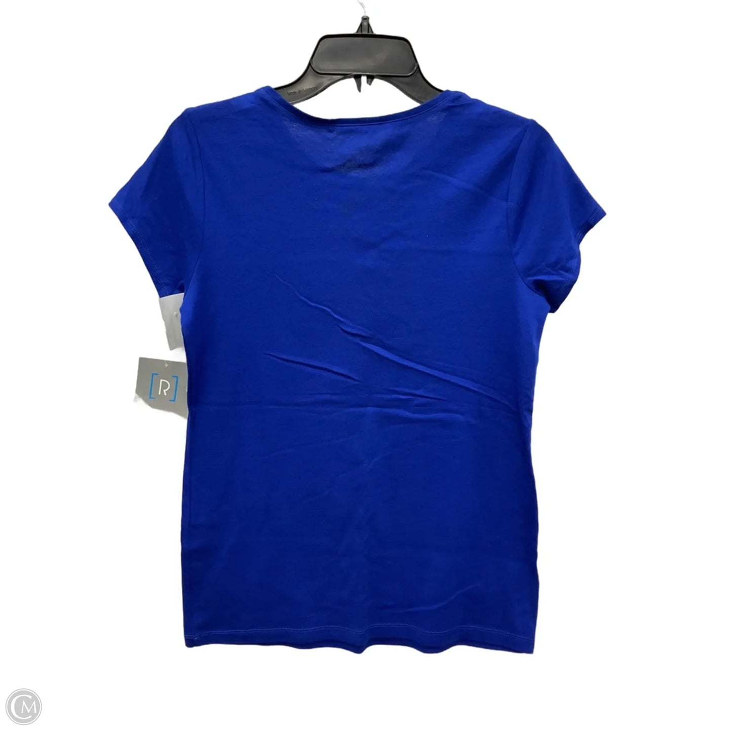 Top Short Sleeve By Relativity In Blue, Size: S