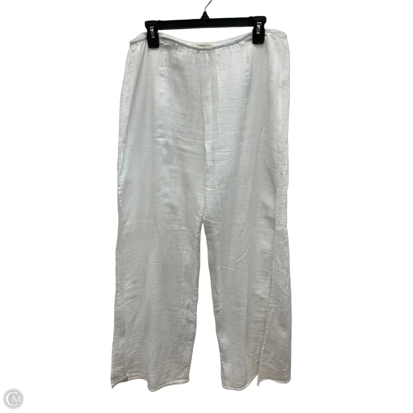 Swimwear Cover-up By Clothes Mentor In White, Size: L