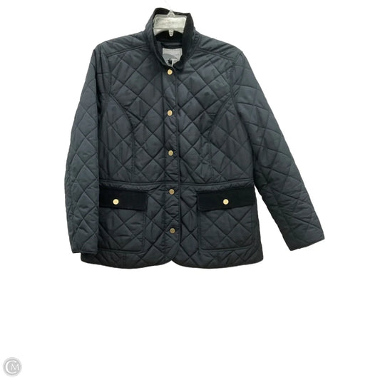 Coat Puffer & Quilted By Charter Club In Black, Size: L
