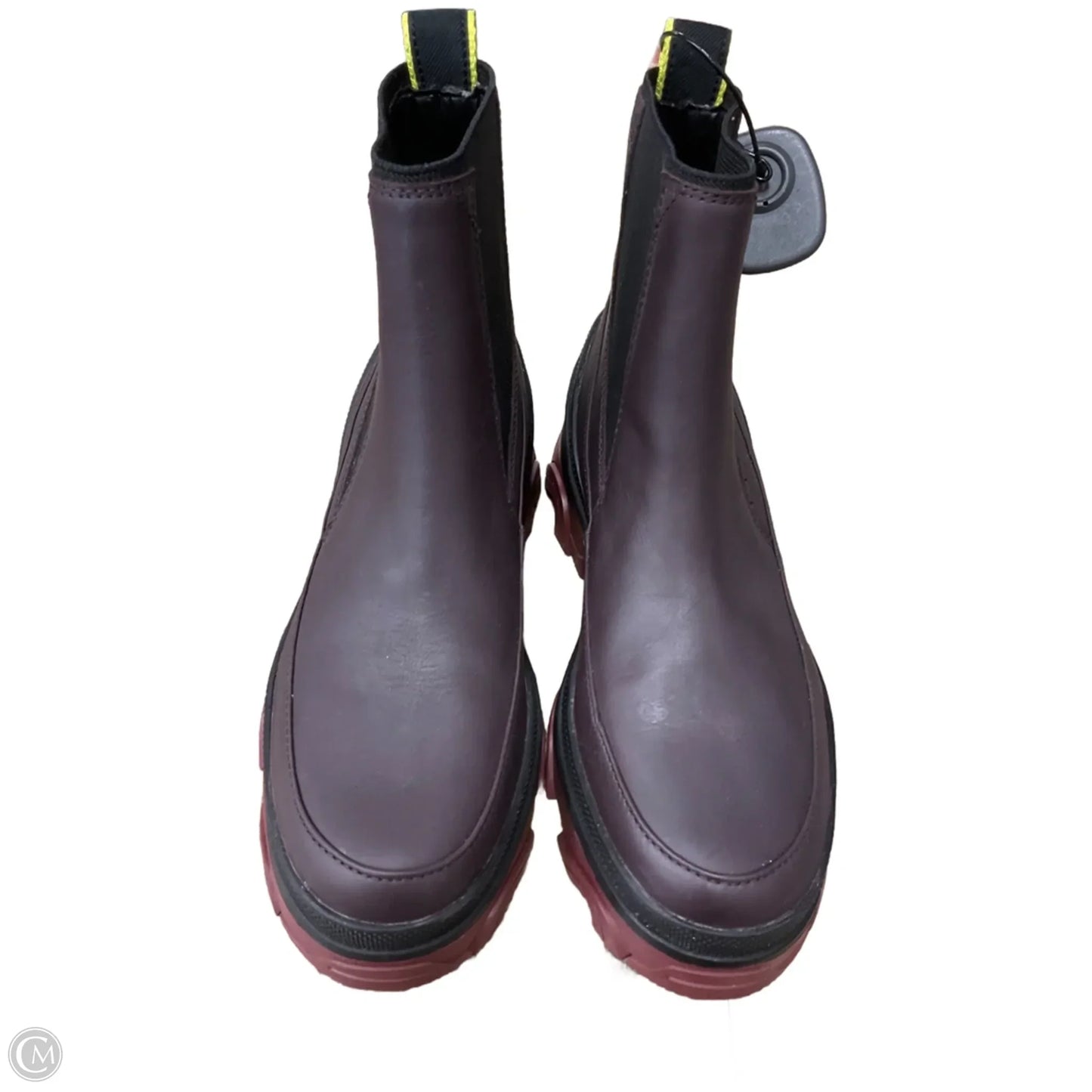 Boots Ankle Heels By Sorel In Maroon, Size: 6