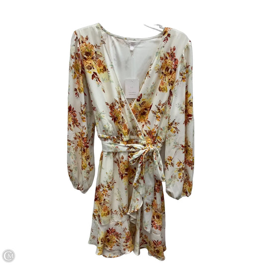 Dress Casual Midi By Lc Lauren Conrad In Floral Print, Size: L