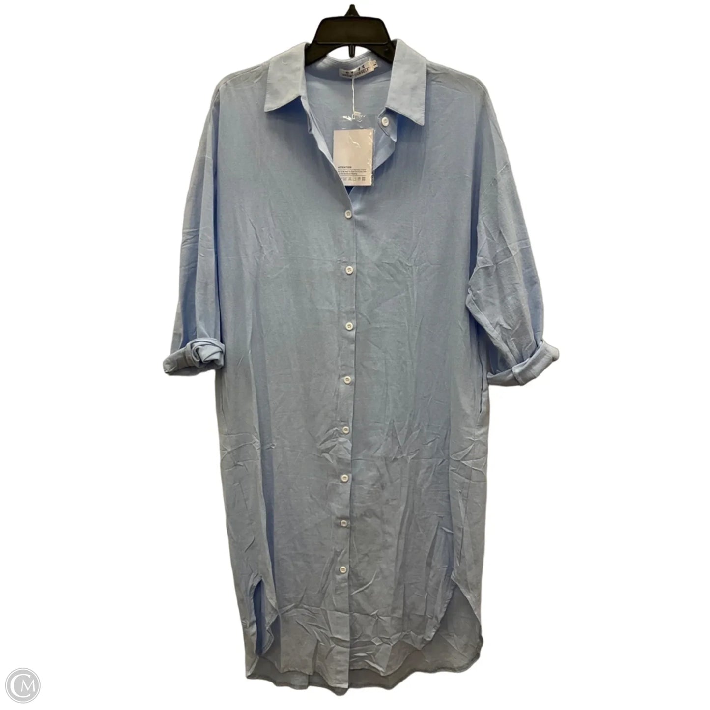 Dress Casual Maxi By Clothes Mentor In Blue, Size: L