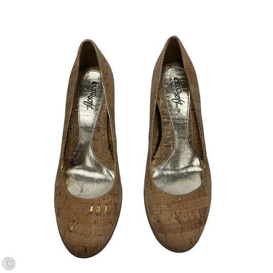 Shoes Heels Stiletto By Sofft In Tan, Size: 8.5