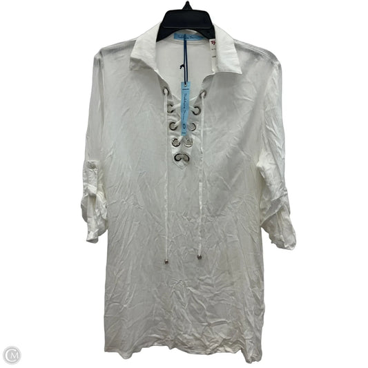Swimwear Cover-up By Solitaire In White, Size: M