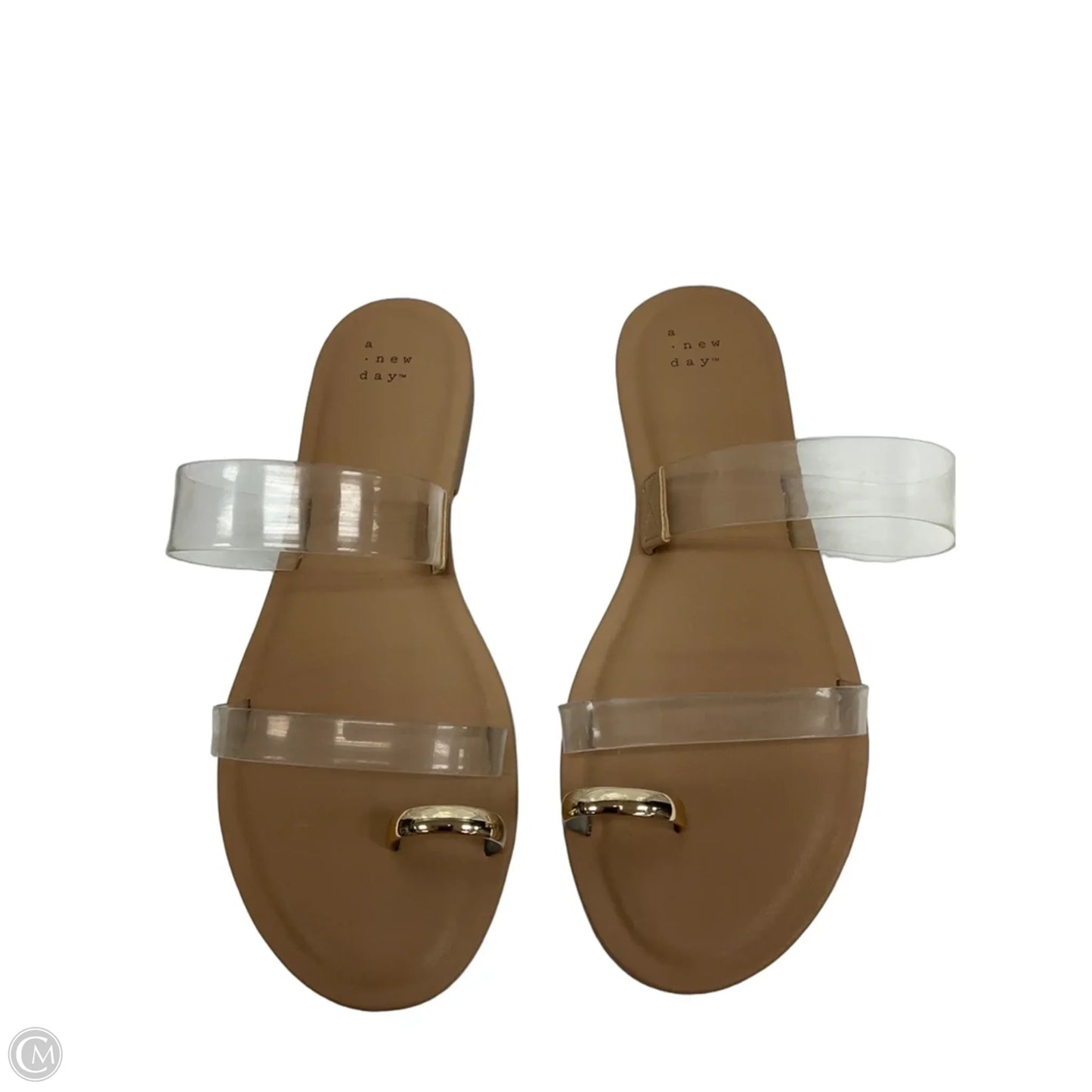 Sandals Flats By A New Day In Beige, Size: 9