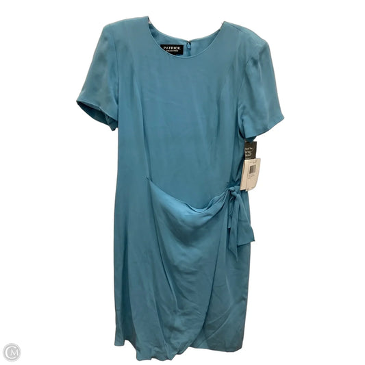 Dress Casual Midi By Clothes Mentor In Blue, Size: L
