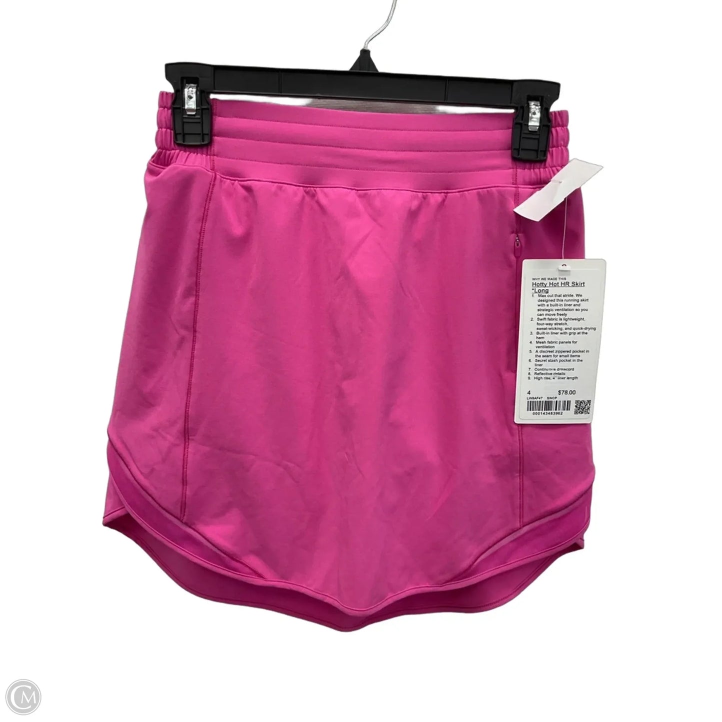 Athletic Skirt By Lululemon In Pink, Size: 4