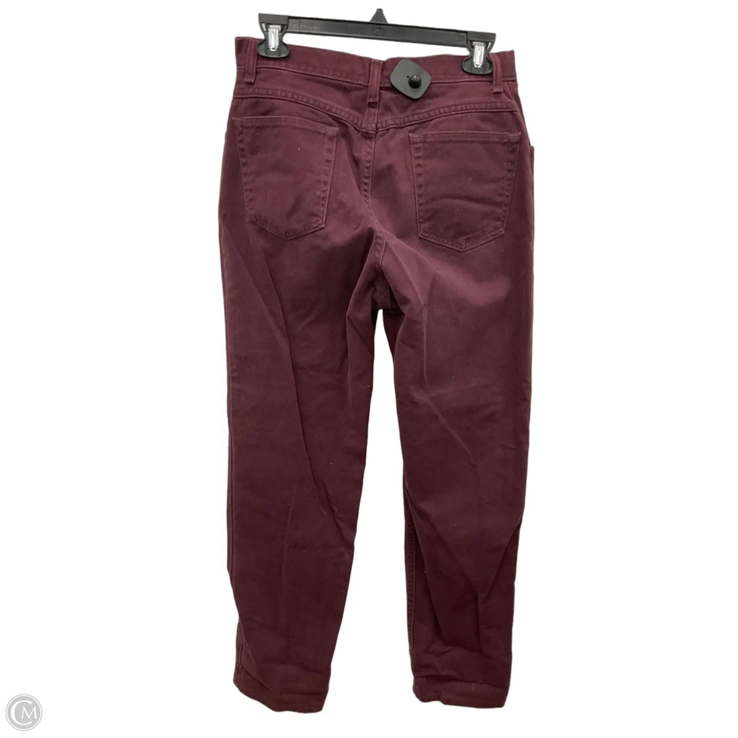 Jeans Straight By Wrangler In Maroon, Size: 10