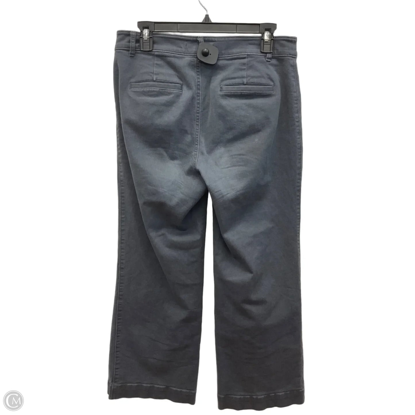 Jeans Wide Leg By Loft In Grey, Size: 8