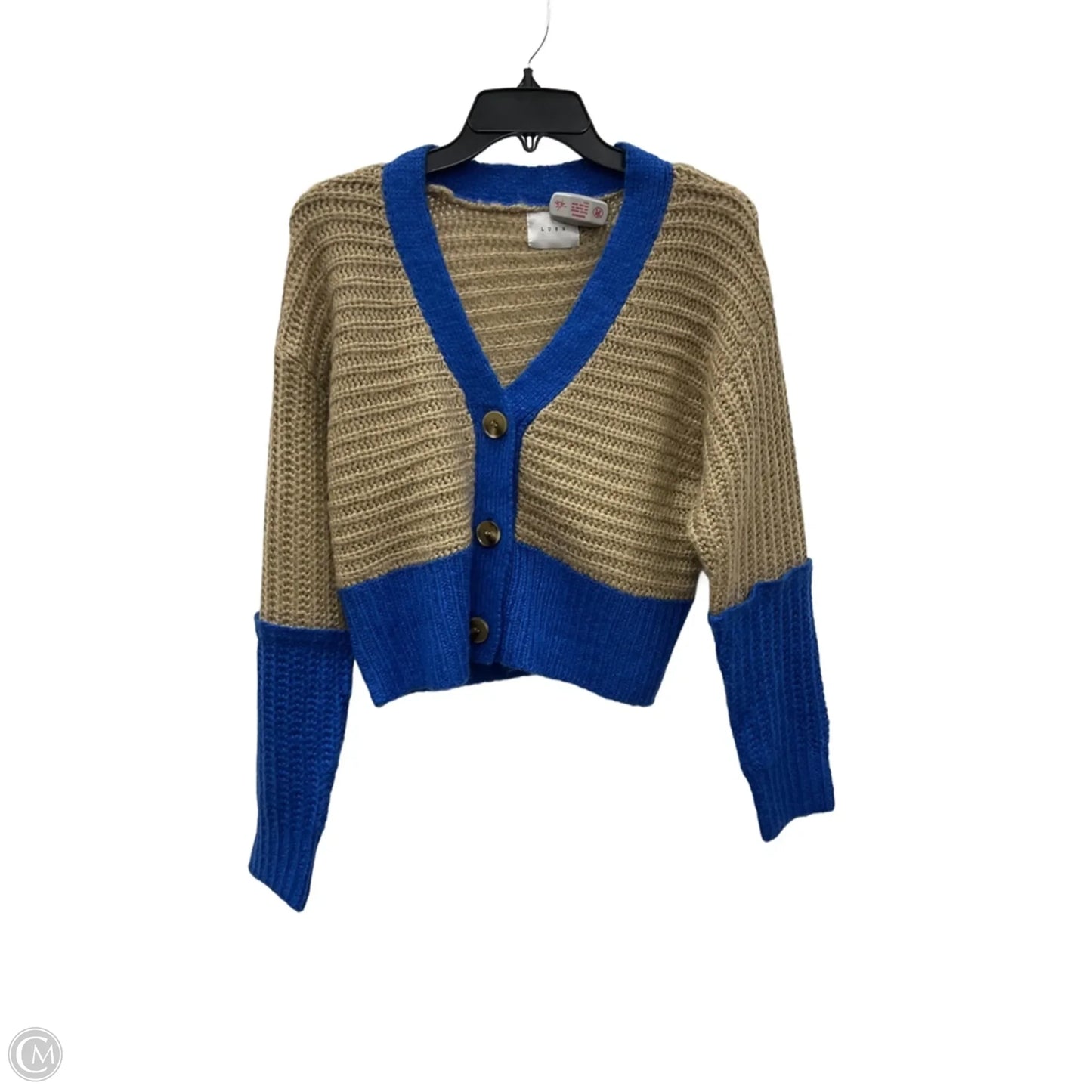 Cardigan By Lush In Tan, Size: S