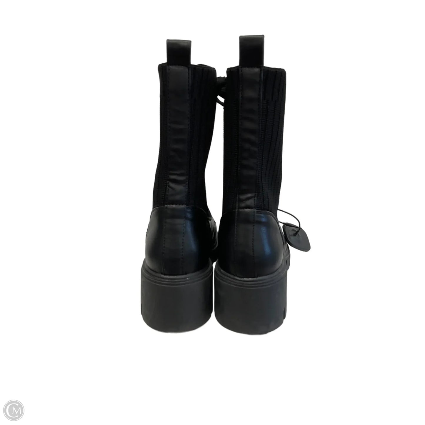 Boots Mid-calf Heels By Qupid In Black, Size: 6