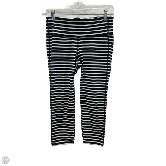 Athletic Leggings Capris By Athleta In Black & White, Size: S