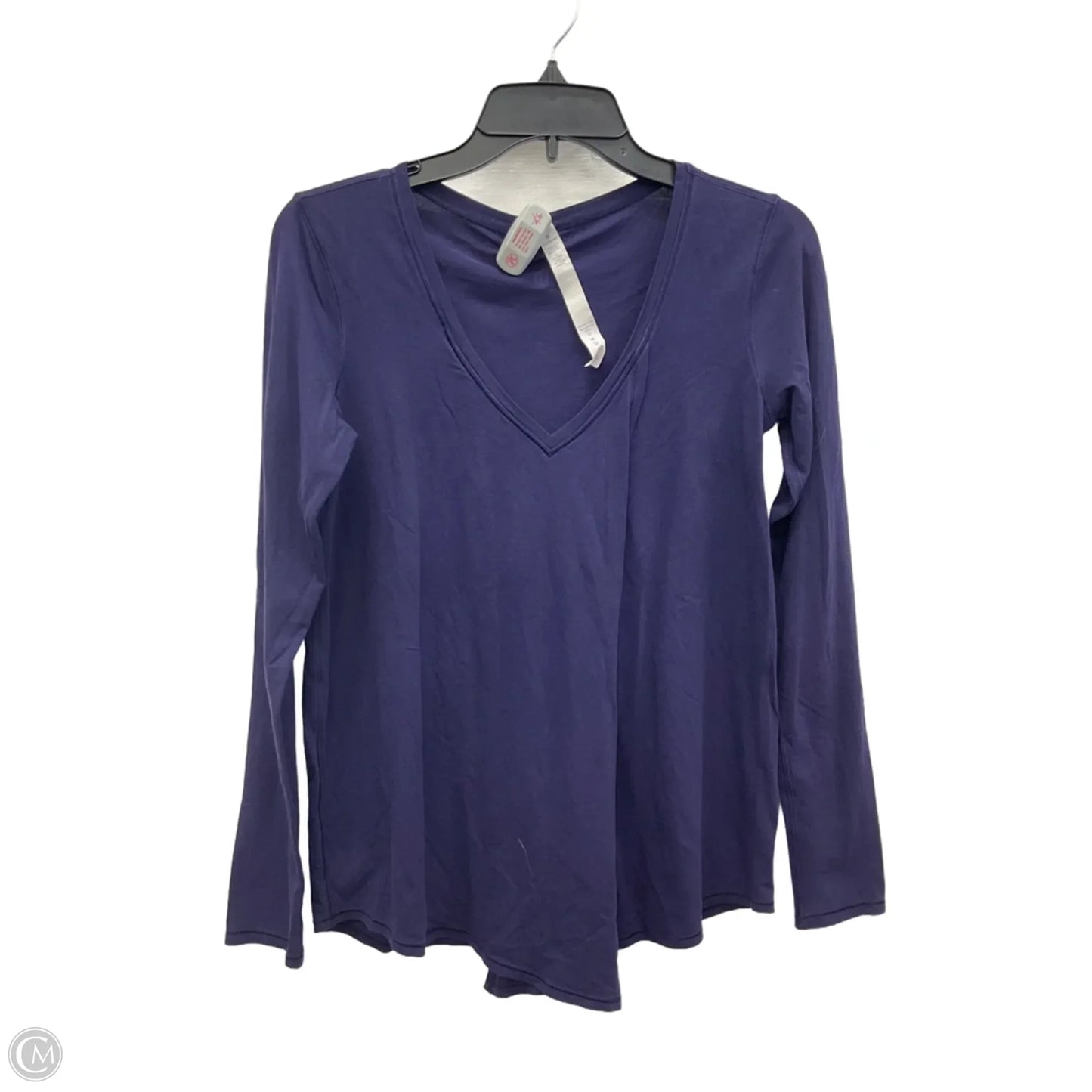 Athletic Top Long Sleeve Crewneck By Lululemon In Purple, Size: 6