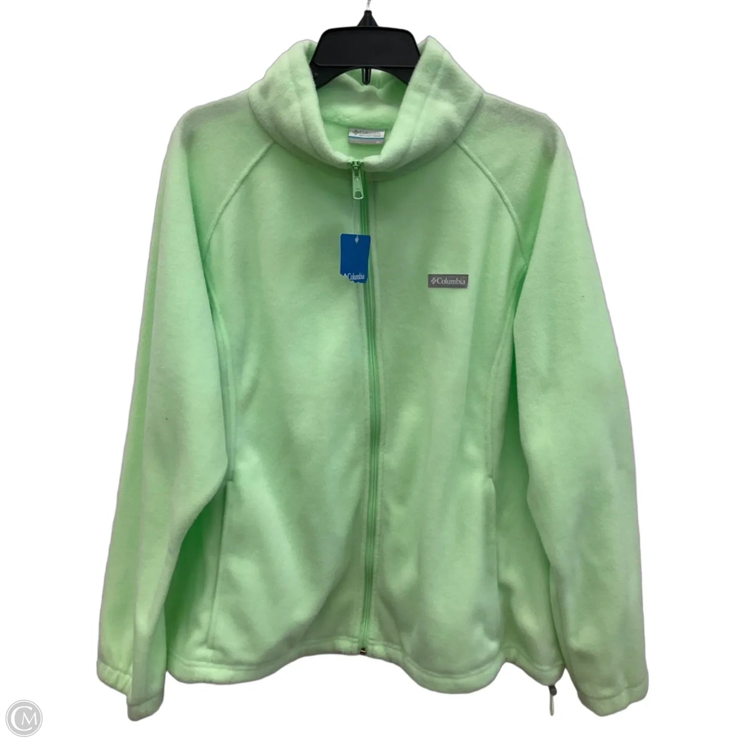 Athletic Jacket By Columbia In Green, Size: 3x