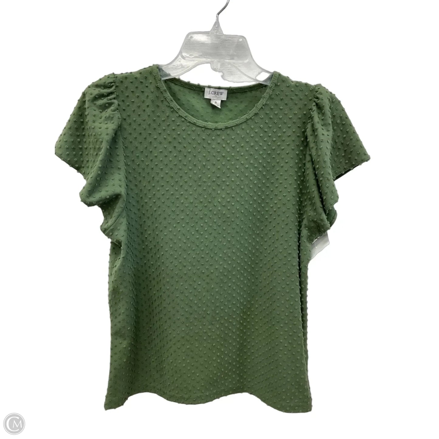 Top Short Sleeve By J. Crew In Green, Size: S