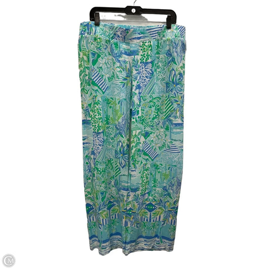 Pants Designer By Lilly Pulitzer In Blue, Size: Xl