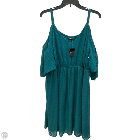 Dress Casual Short By Torrid In Teal, Size: 3x