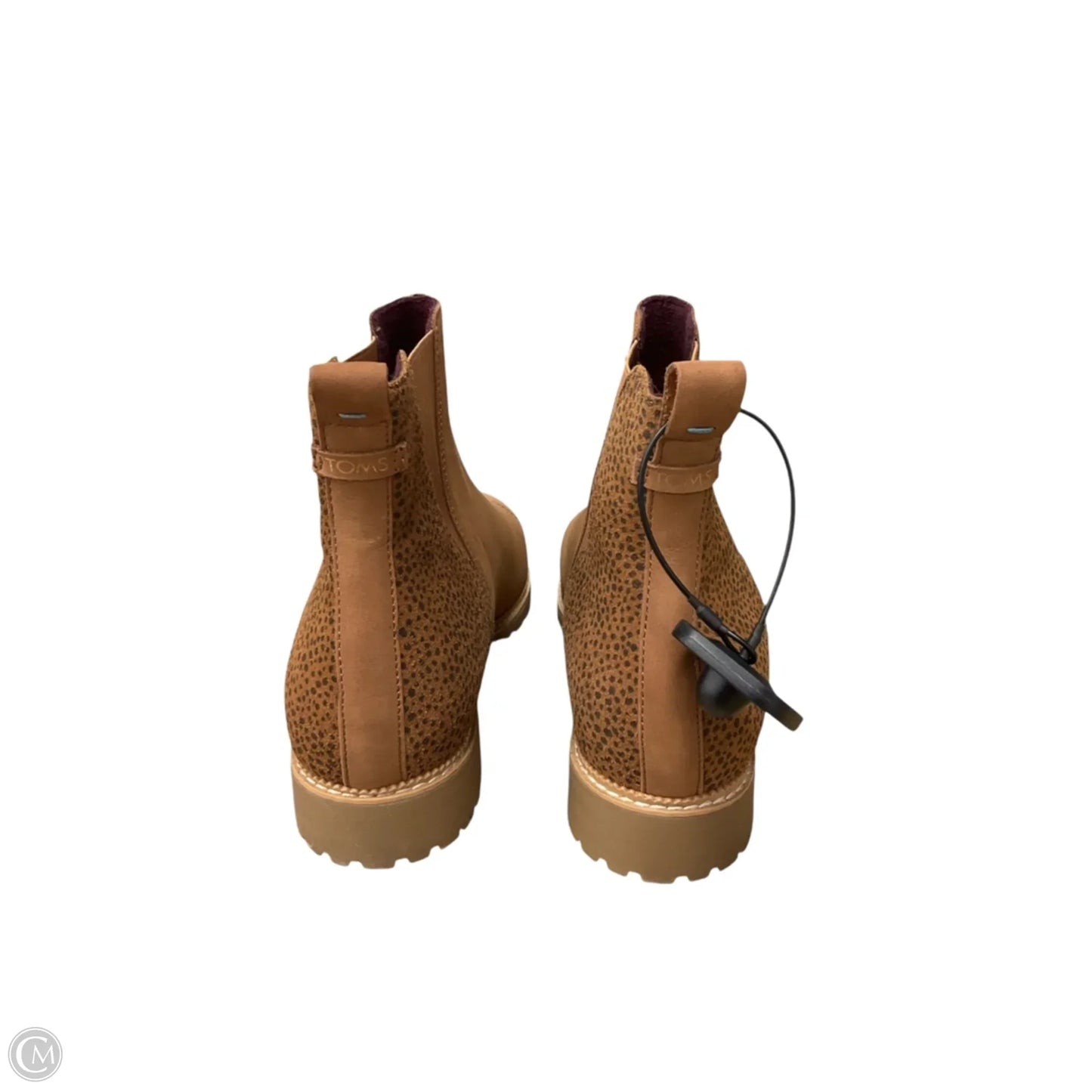 Boots Ankle Flats By Toms In Brown, Size: 10